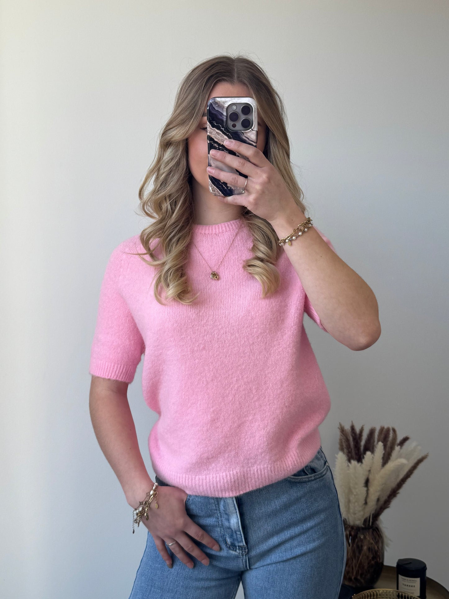 Fien Pink Top
