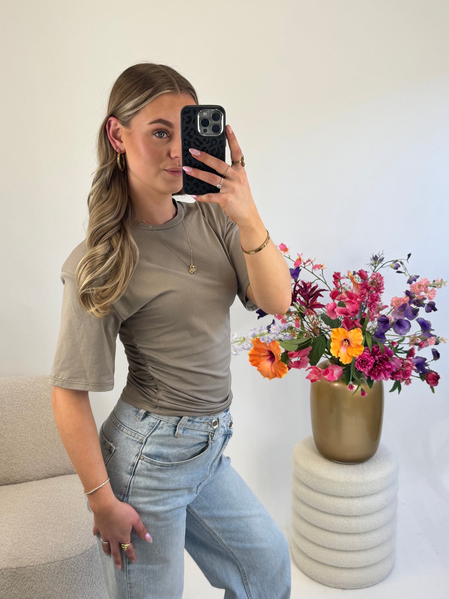 Kyra Top Taupe