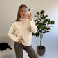 Elin Cut-Out Knit – Cream
