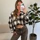 Mila Check Blouse