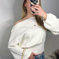 Julia Off-Shoulder White