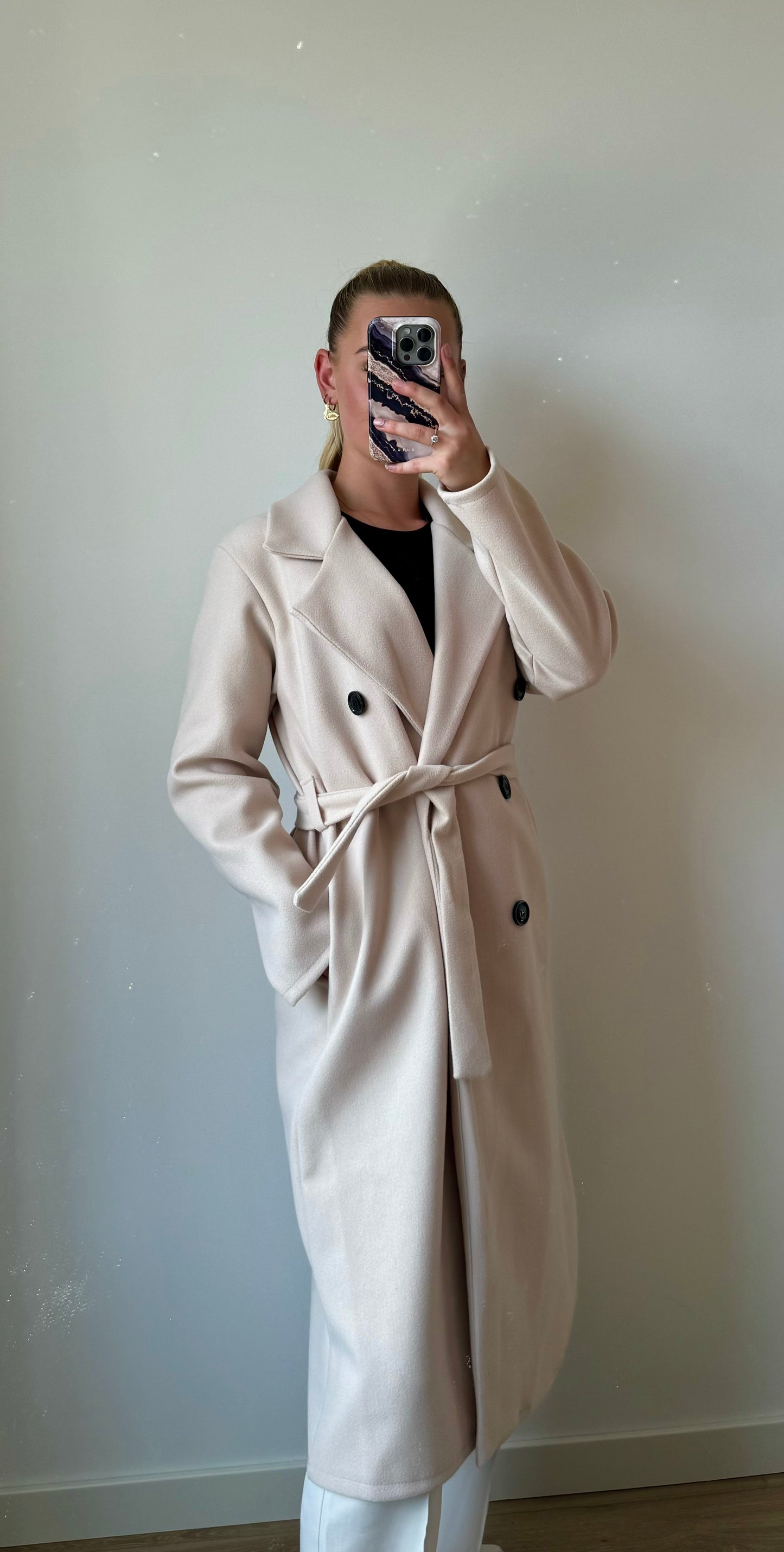 Olivia Trench Coat Beige