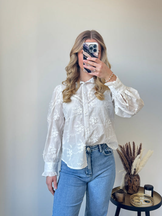 Louise Flower Blouse