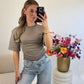 Kyra Top Taupe