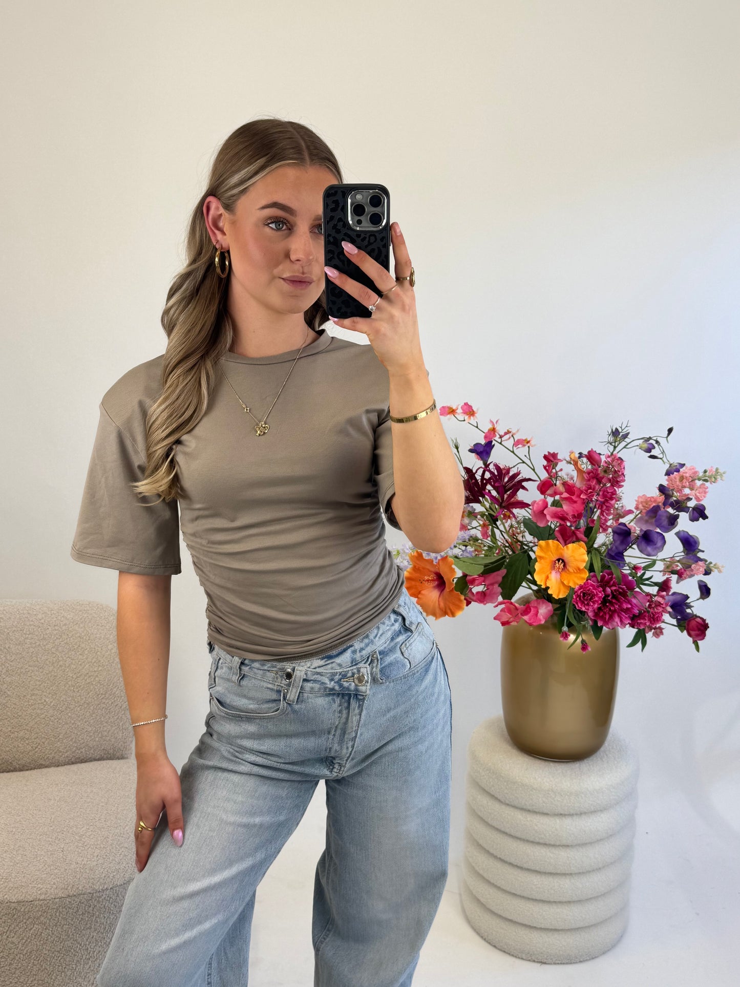 Kyra Top Taupe