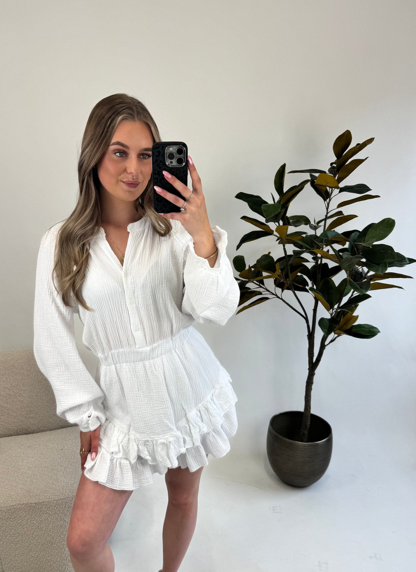 Ibiza Playsuit White