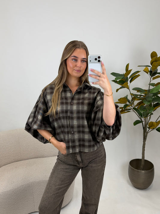Charlie Check Blouse