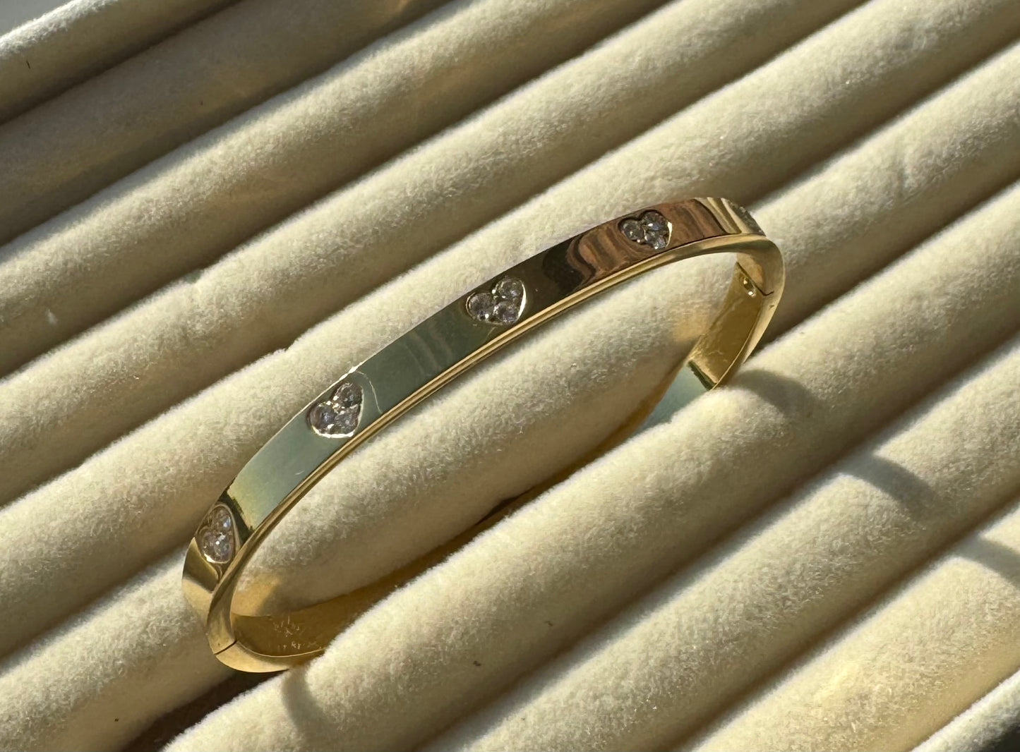 Diamond Love Bangle