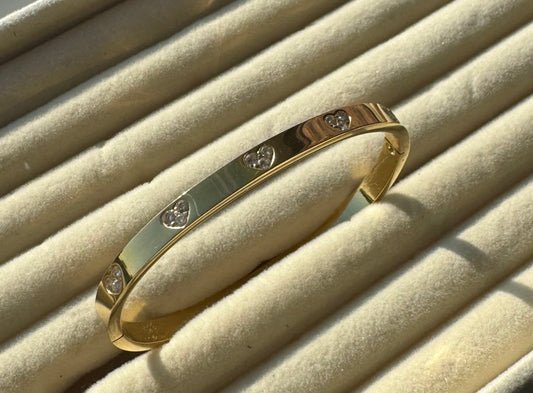 Diamond Love Bangle