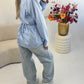 Loïs Fitted Blouse Blue