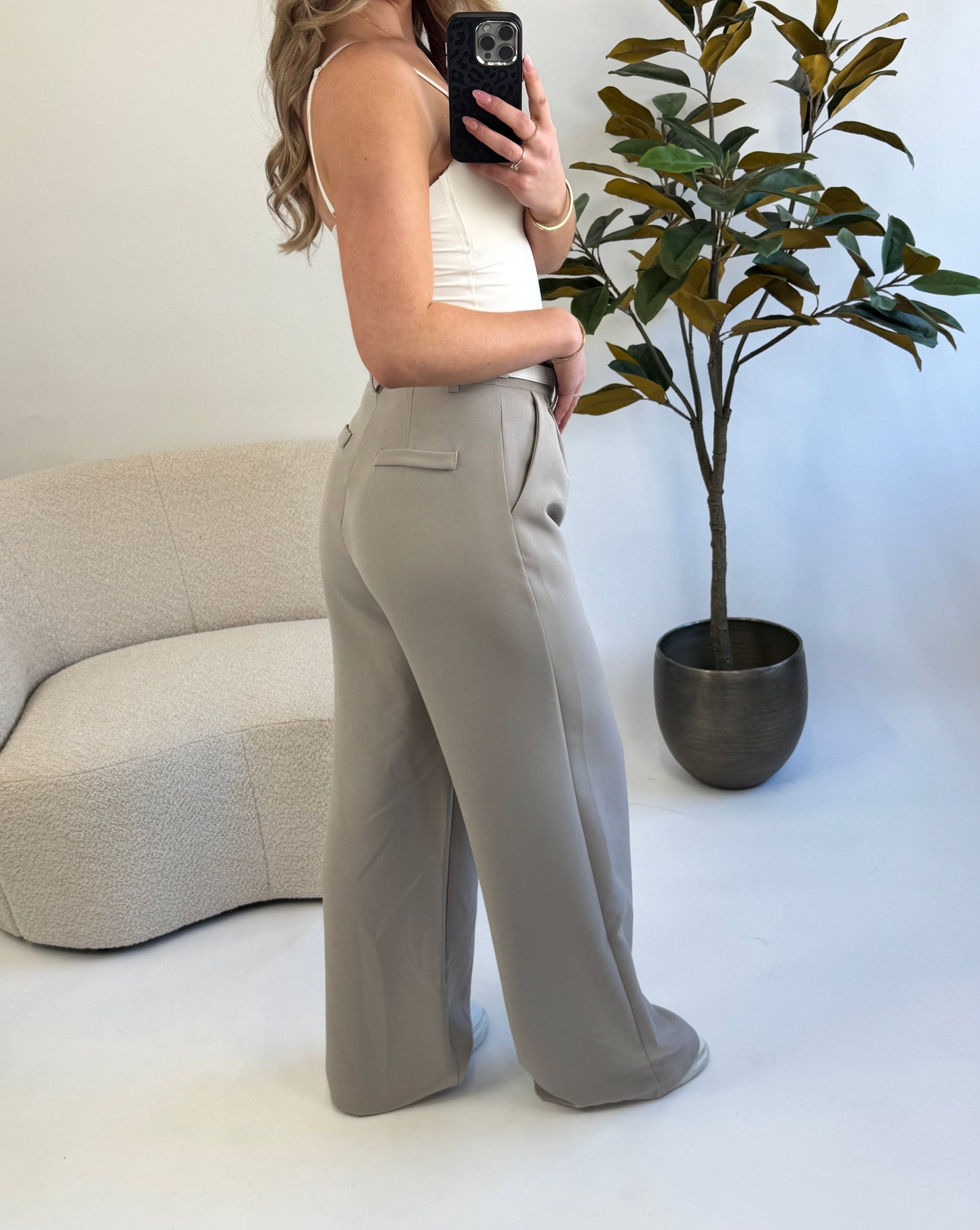 Juul Pantalon Taupe