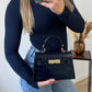 Liva Bag Navy- Croco