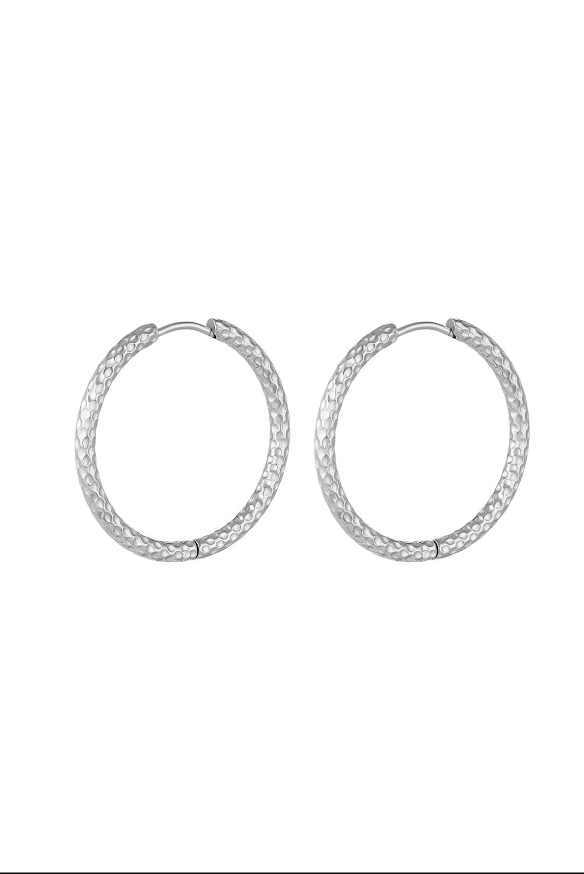 Silver Hoops