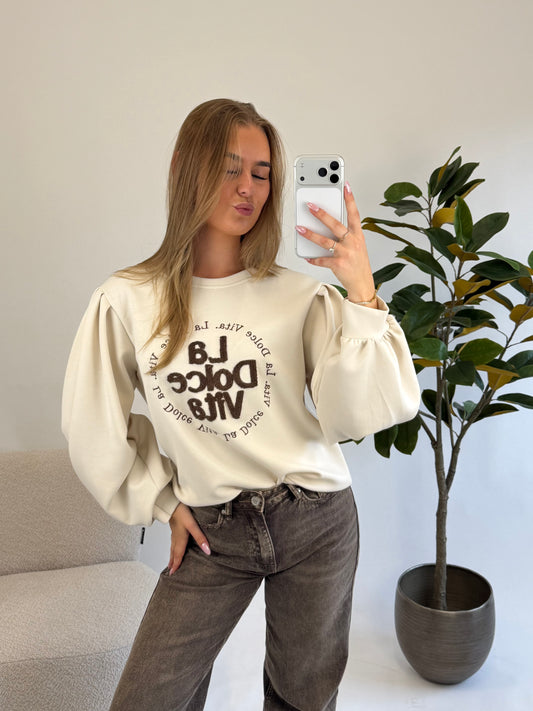 Dolce Vita Sweater – Cream