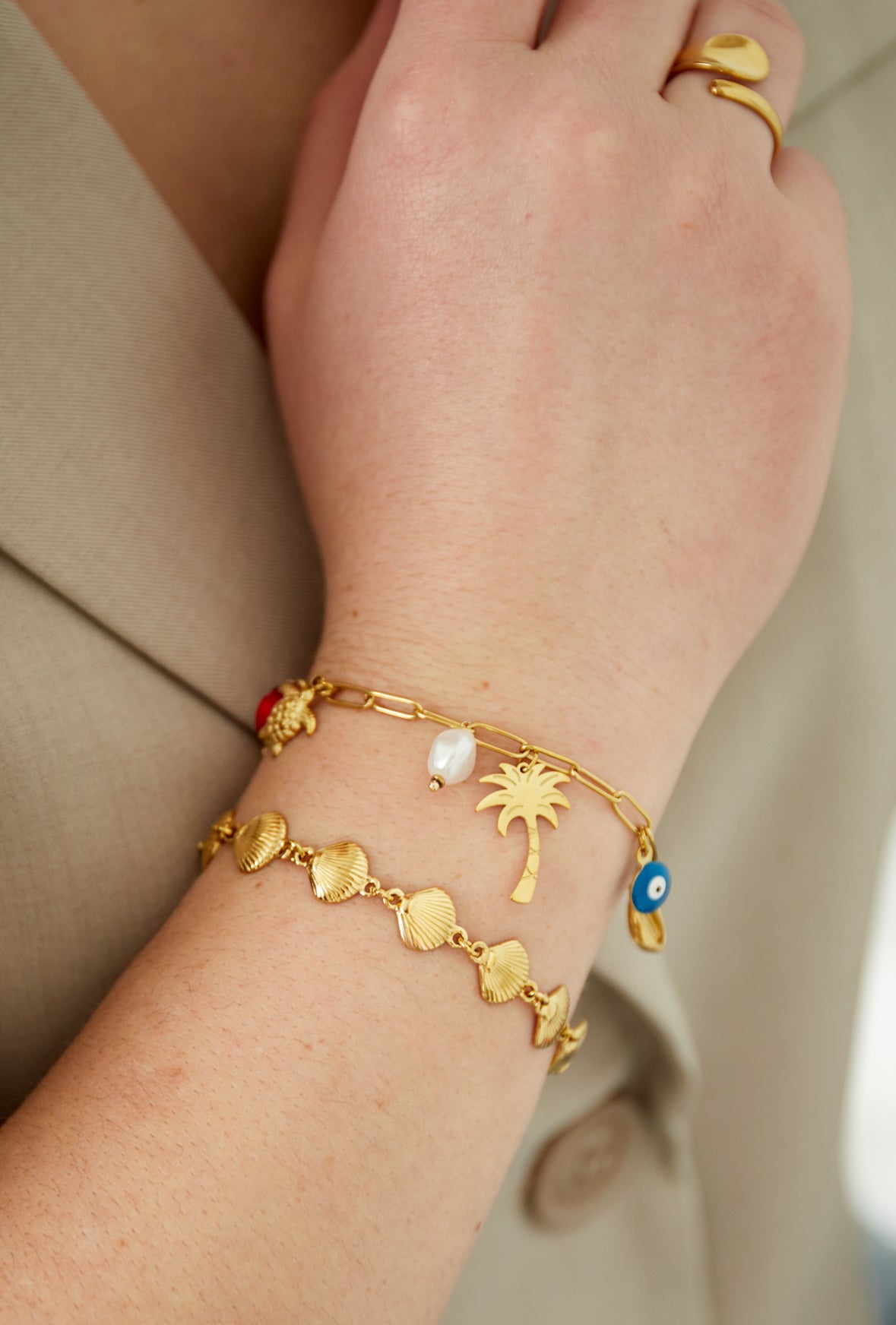 Bracelet Golden Shell