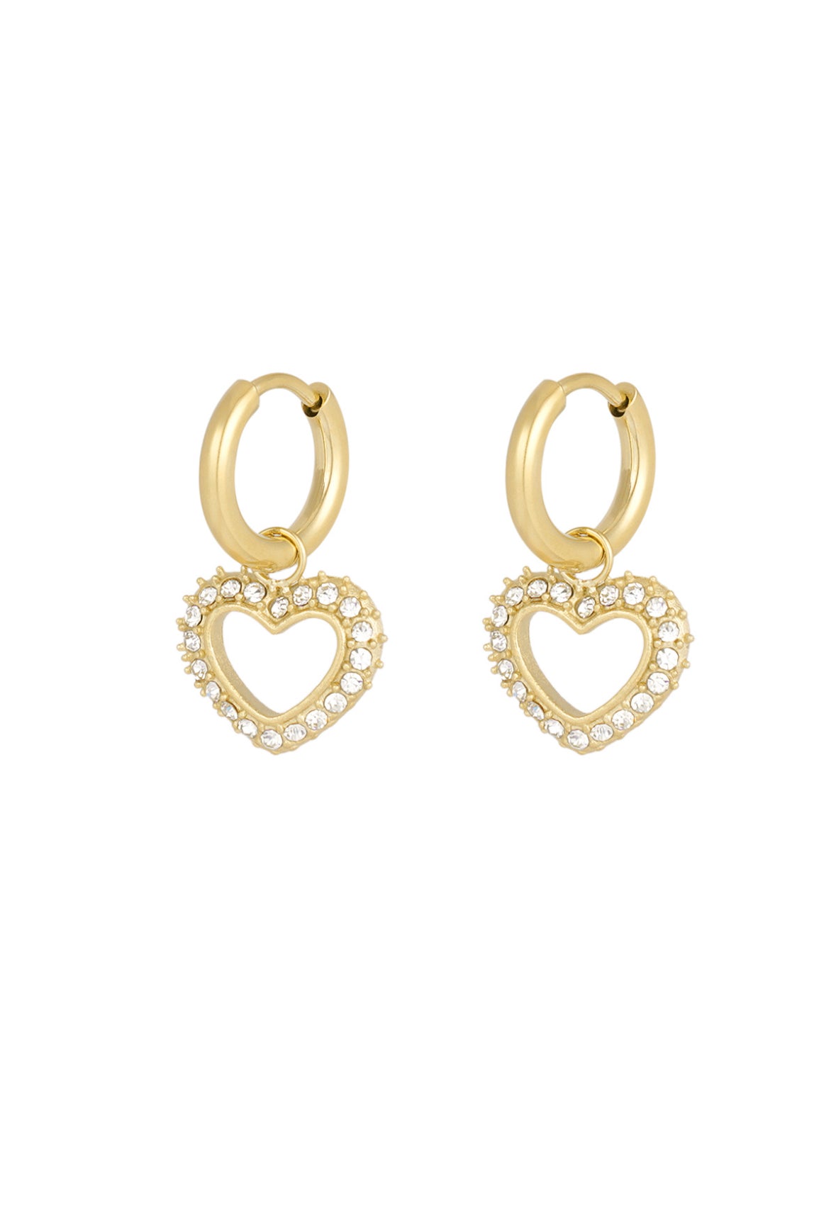 Golden Sparkle Heart