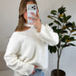 Elin Cut-Out Knit – White