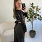 Beau Sequins Brown