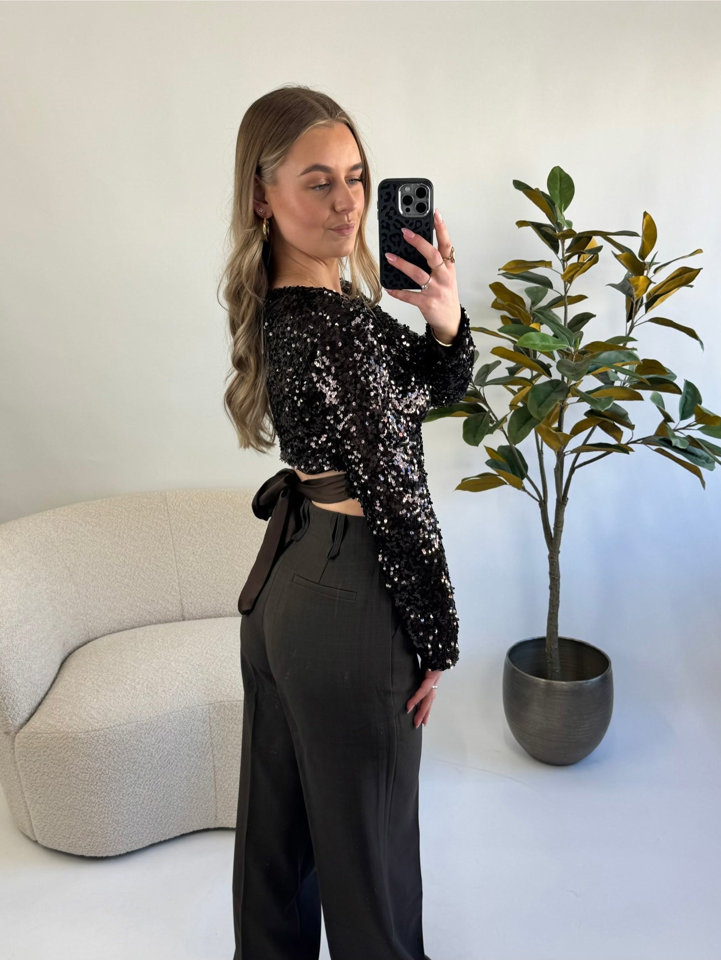 Beau Sequins Brown