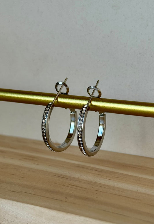 Little Diamond Hoops