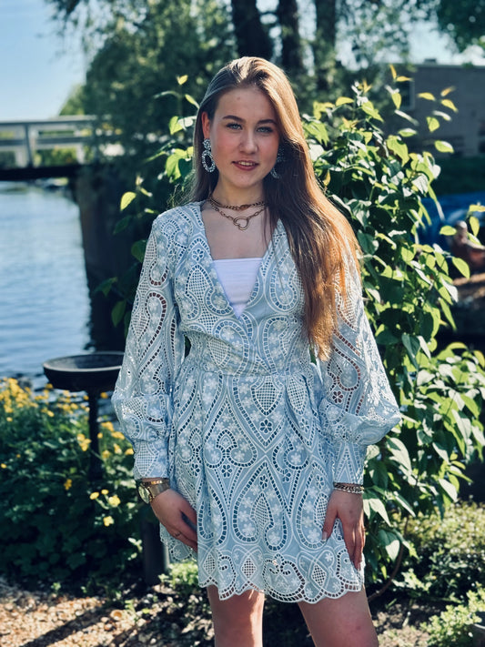 Beach dress baby blue