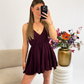 Lola Playsuit Bordeaux