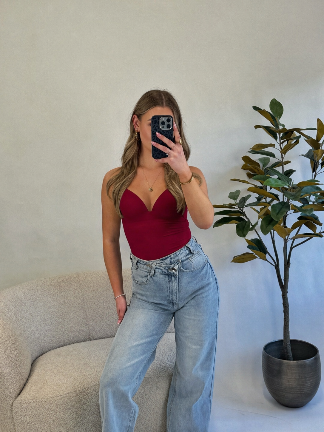 Shapewear Body Bordeaux