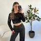 Beau Sequins Brown