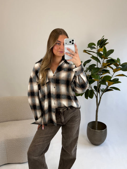 Mila Check Blouse