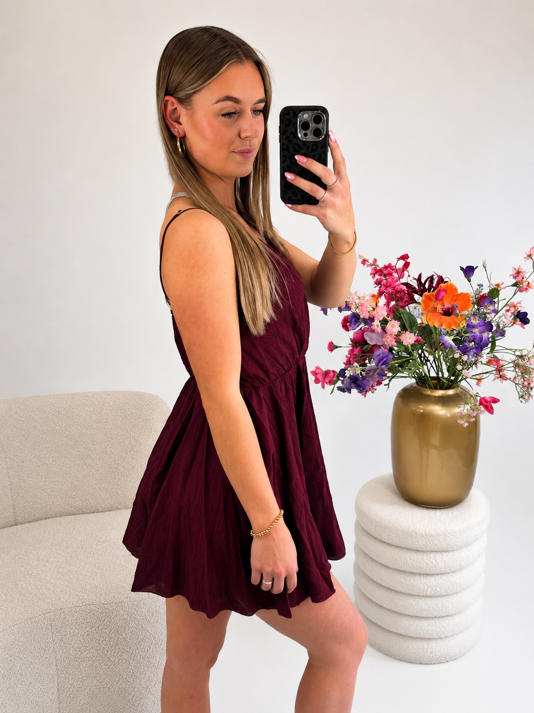Lola Playsuit Bordeaux